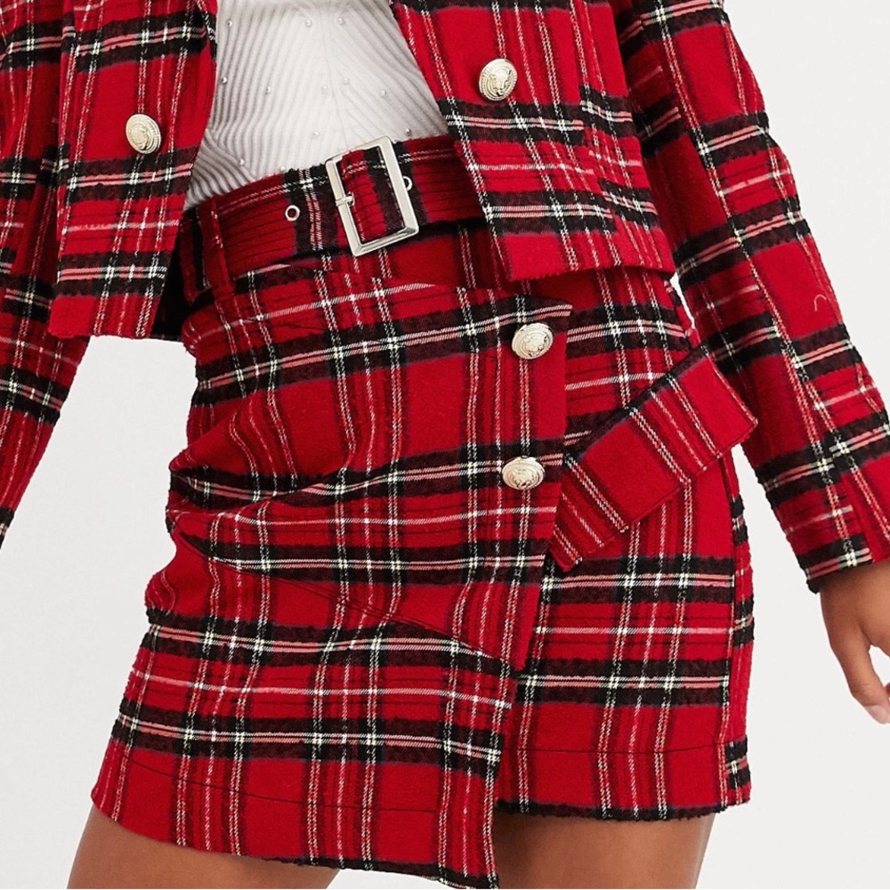 Red suit Skirt
